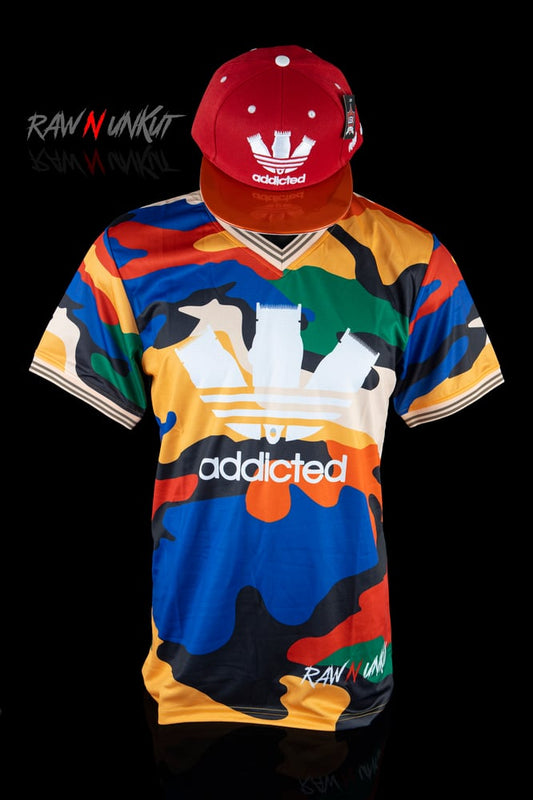 RAW N UNKUT multi color Addicted Camouflage Jerseys