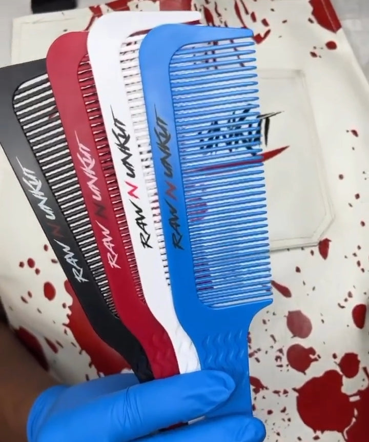 RAW N UNKUT COMBO (GRIPPER COMB + Razor Comb + Parting Comb)