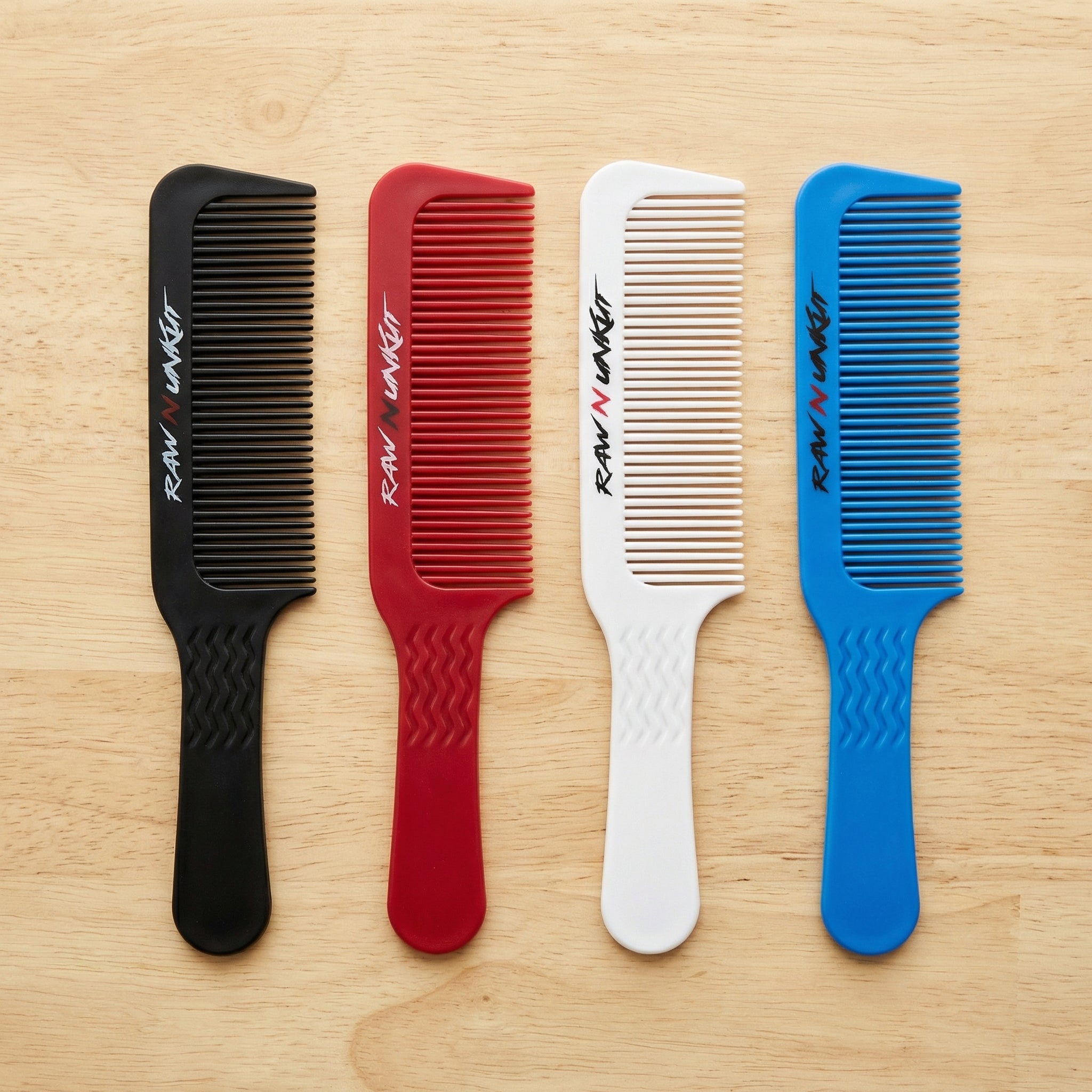 Raw N Unkut Professional Gripper Comb Pack Of 4