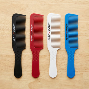 Raw N Unkut Professional Barber Comb Set Gripper Razor and Parting