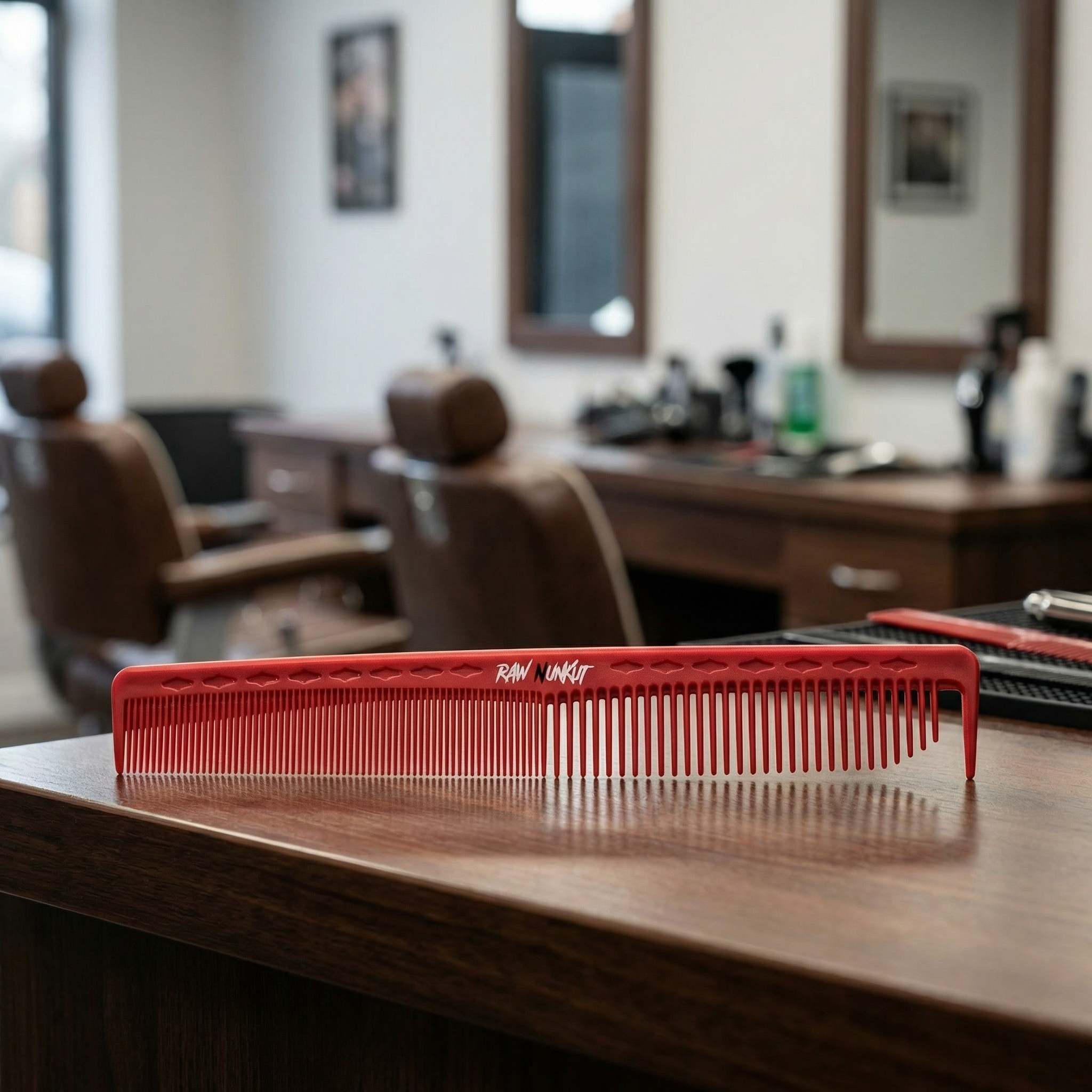 Raw N Unkut Parting Comb for Precision Styling and Ultimate Control