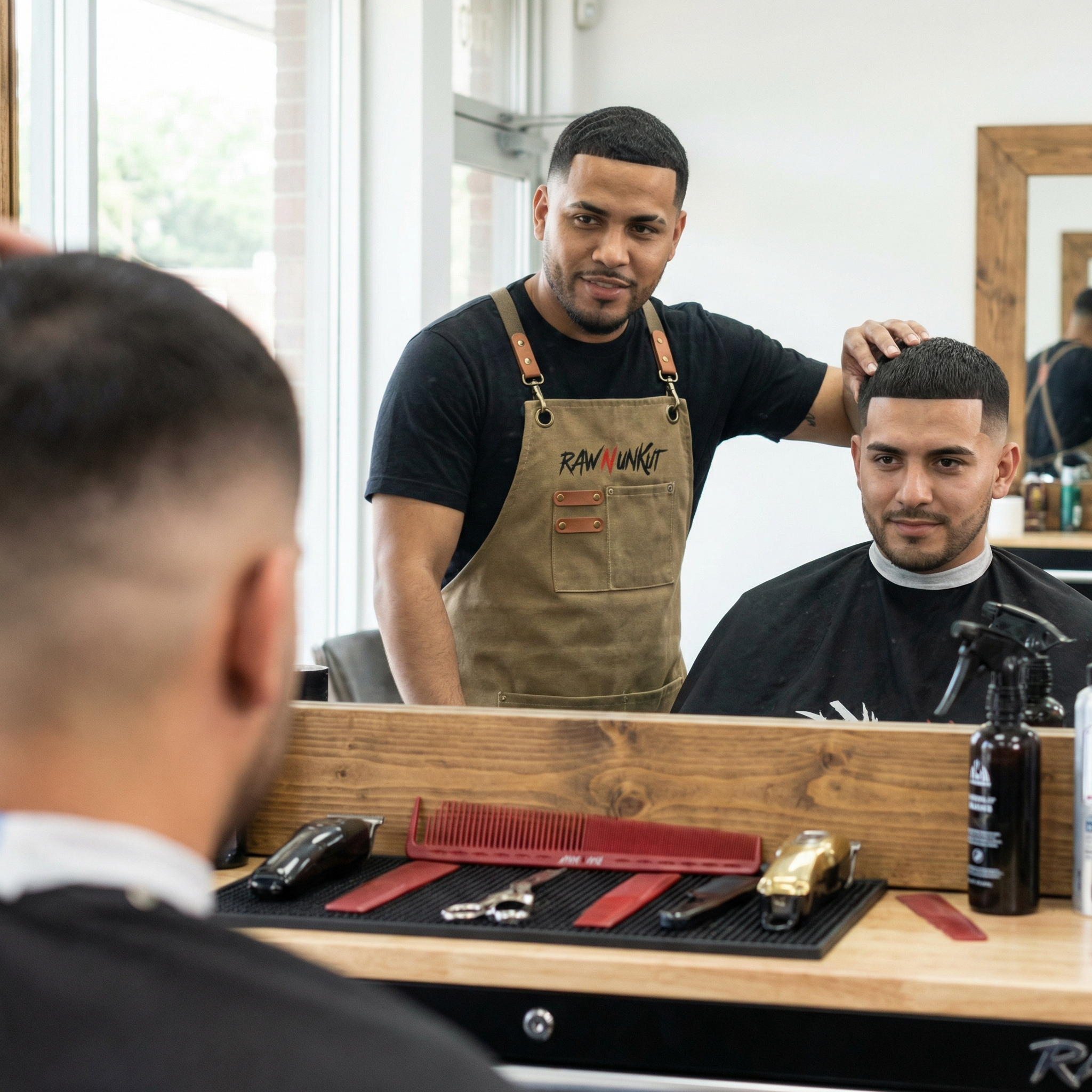 Raw N Unkut Parting Comb for Precision Styling and Ultimate Control