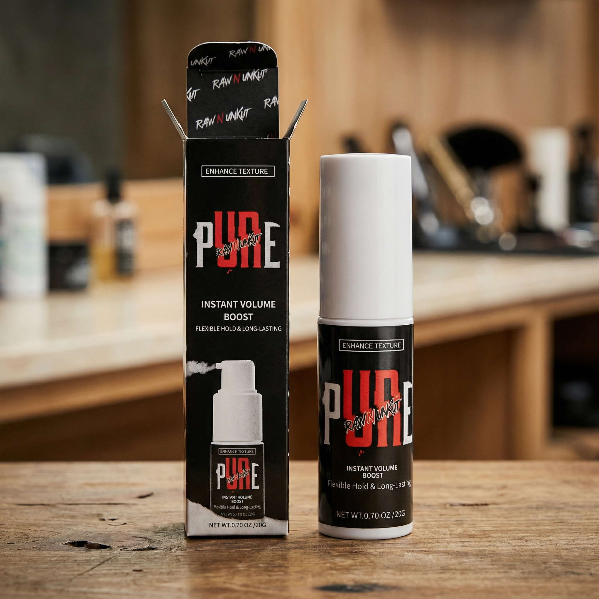 PURE Raw N Unkut Instant Volume Boost – Flexible Hold Texture Spray (60ml)