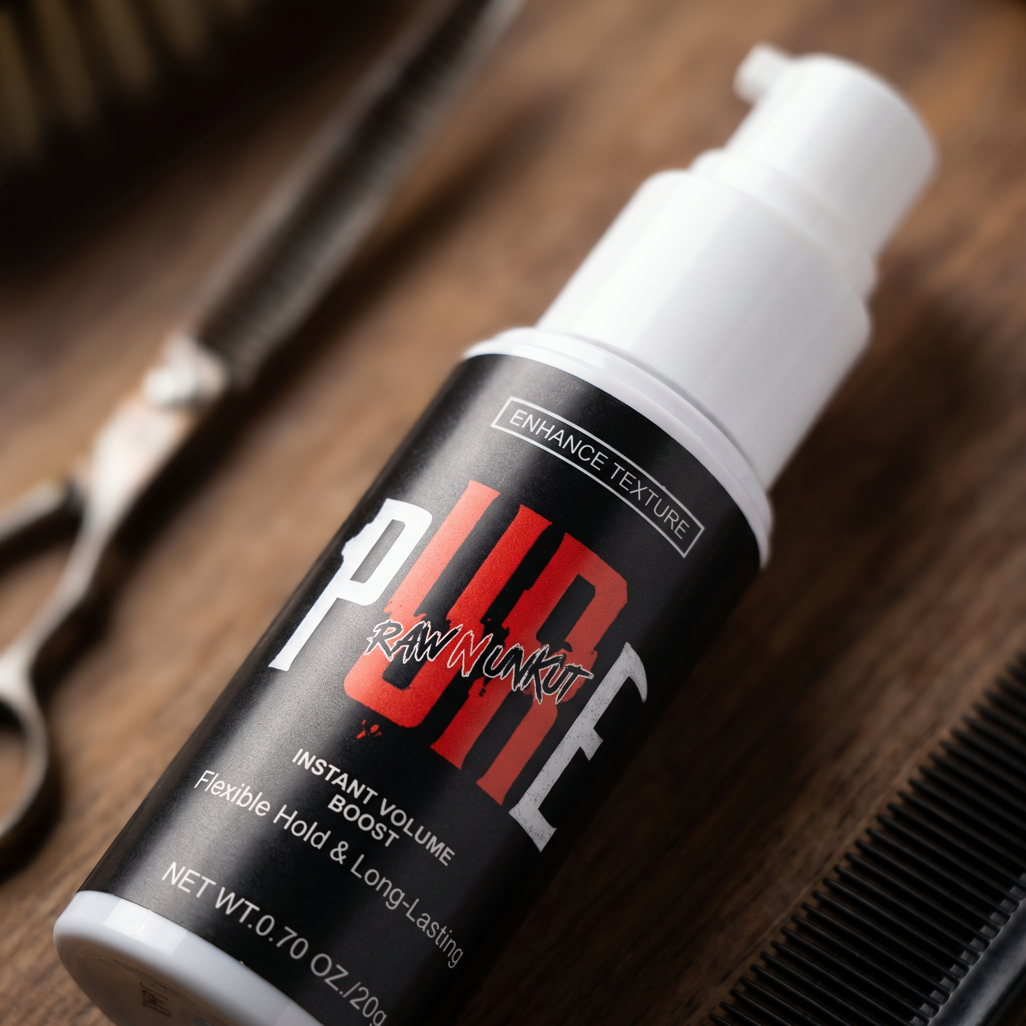 PURE Raw N Unkut Instant Volume Boost – Flexible Hold Texture Spray (60ml)