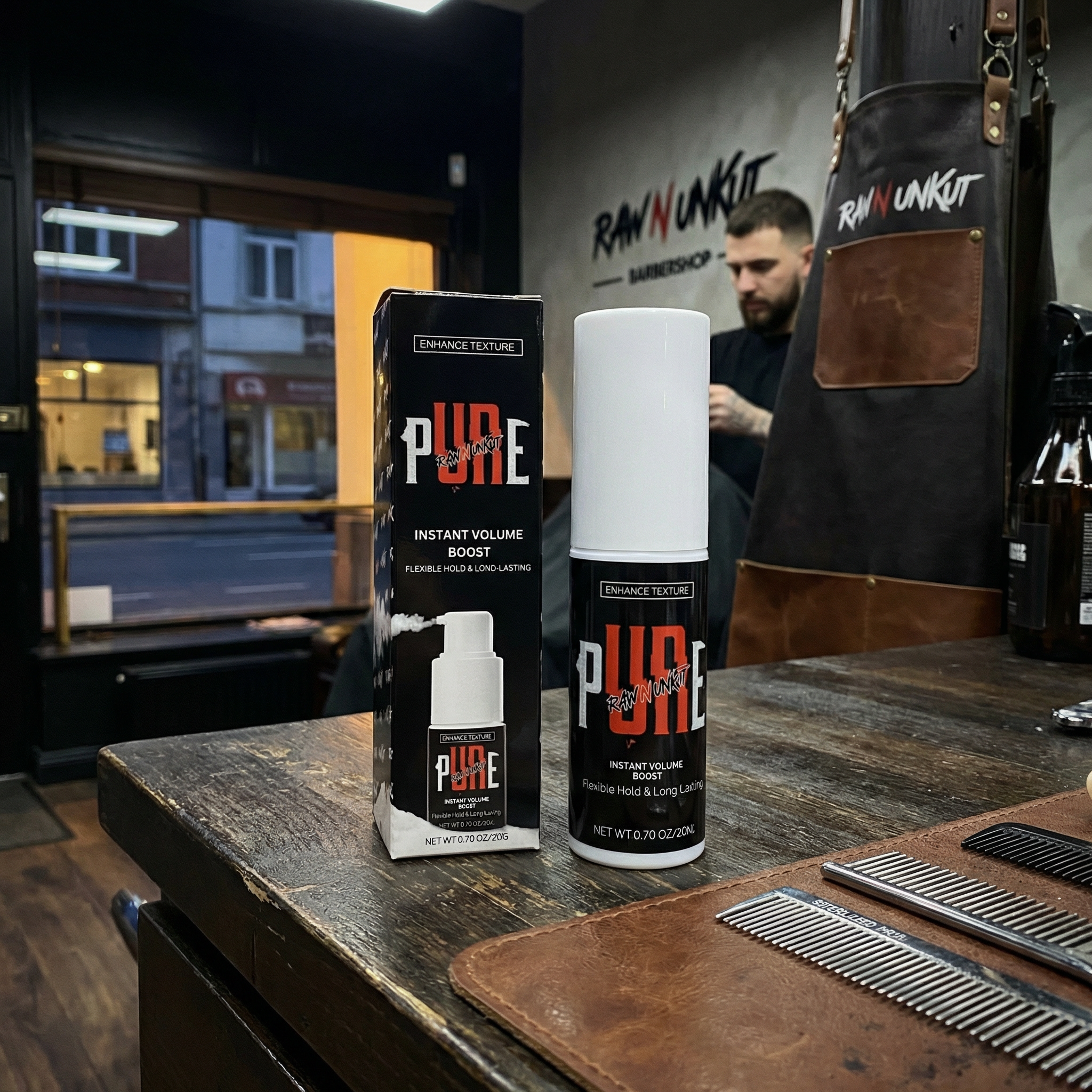 PURE Raw N Unkut Instant Volume Boost – Flexible Hold Texture Spray (60ml)