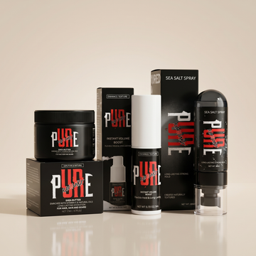 PURE Grooming Kit – Sea Salt Spray, Volume Boost & Shea Butter Styling Bundle