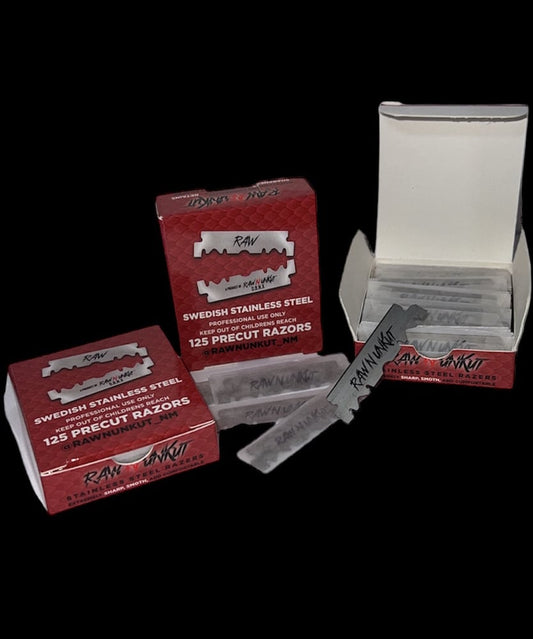 RAW N UNKUT PRECUT RAZOR BLADES