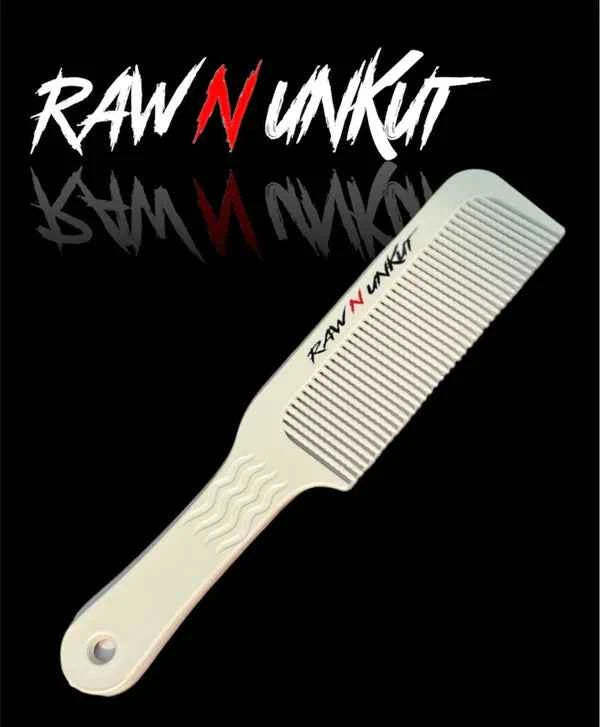 Raw N Unkut Precut Razor Blades Pack of 10 + Gripper Comb + Sharp Container